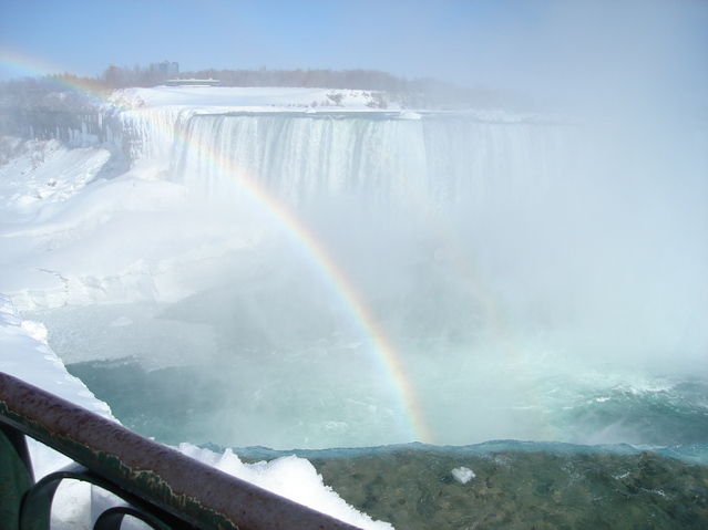 Increible arco iris sobre el Niagara - Unbelievable rainbow on Niagara river