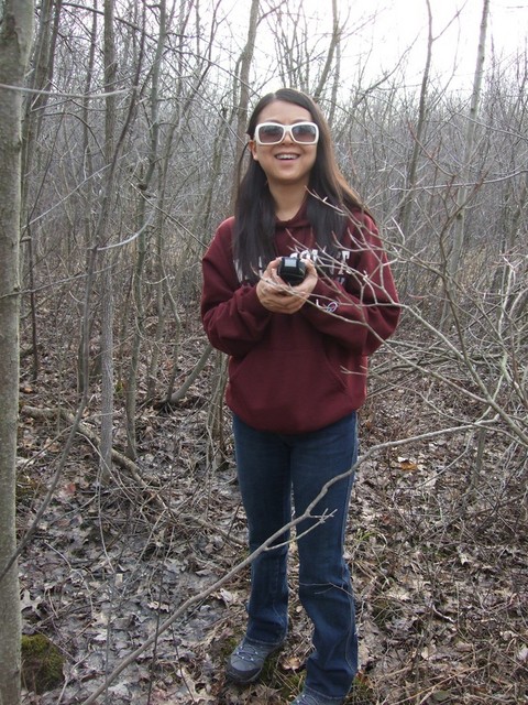 Jadelynne posing at the CP.