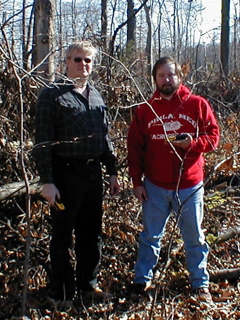 The Intrepid Confluence Hunters (Dave is on the left)
