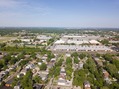 #10: View East (of the Ohio Expo Center and Fairgrounds) from 400 feet above the point