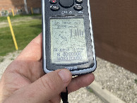 #6: GPS reading at the confluence point.  