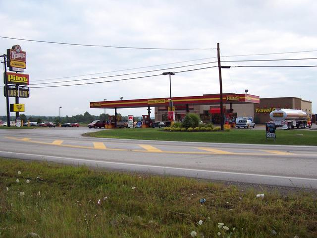 Pilot Travel Center - 360 m from the confluence.