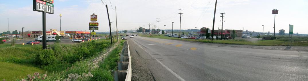 View to north from I71 – exit 203 (OH-83)