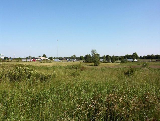 View to the south and I-71