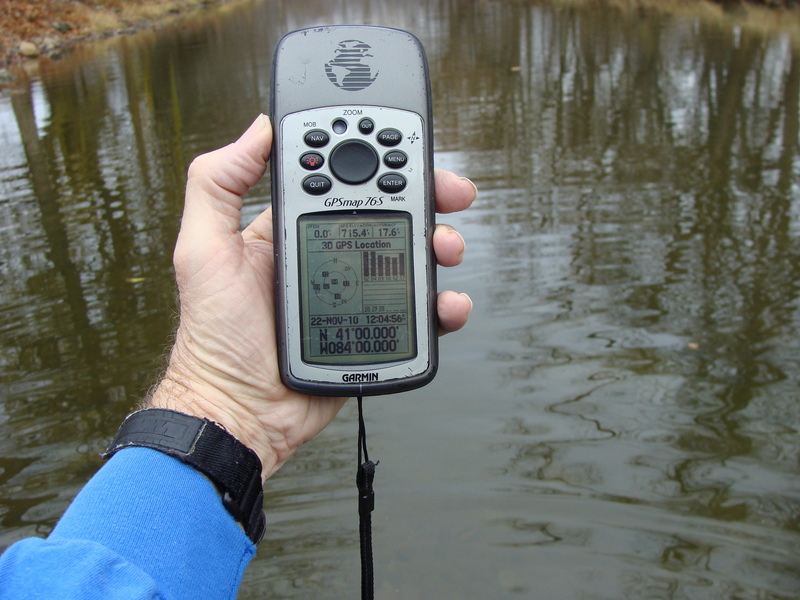 Ten zeroes knee deep in Riley Creek.