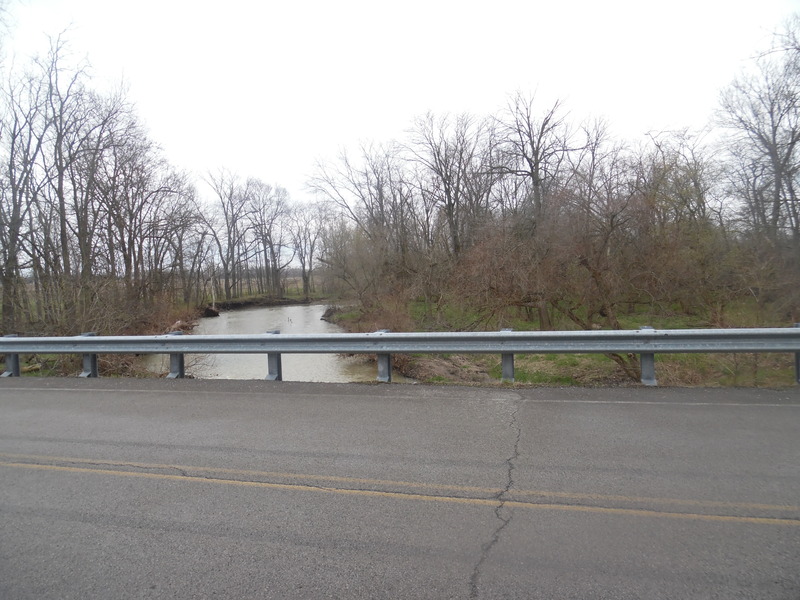 View South downstream