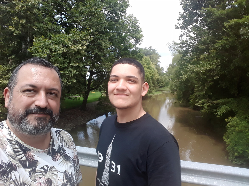 Eu e meu filho na confluência - my son and I at the confluence