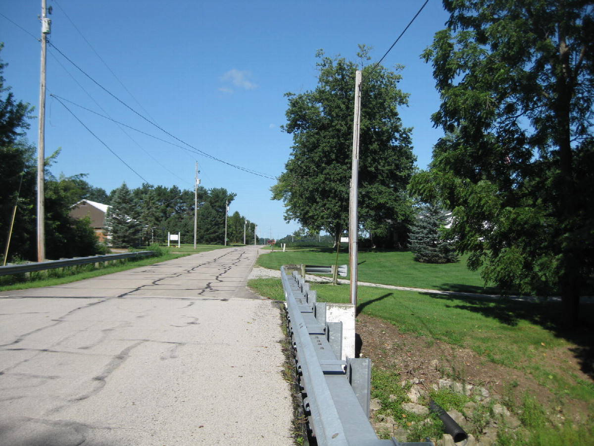View to the west