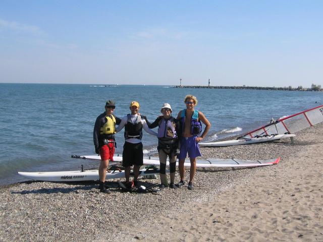 Launching from the beach