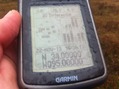 #3: GPS receiver at confluence point.  I'm glad this unit is fairly waterproof.