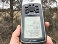 #7: Confluence of 35 North 96 West:  GPS reading. 