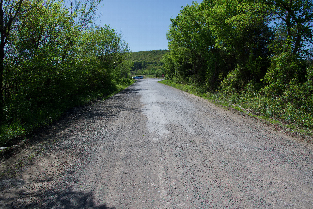 View West (towards the intersection with nearby Cabines Road)