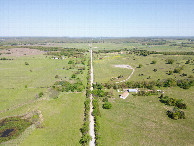 #9: View East, from 120m above the point