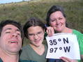 #3: Joseph Kerski, Lilia Kerski, and Barbaree Duke at the confluence.