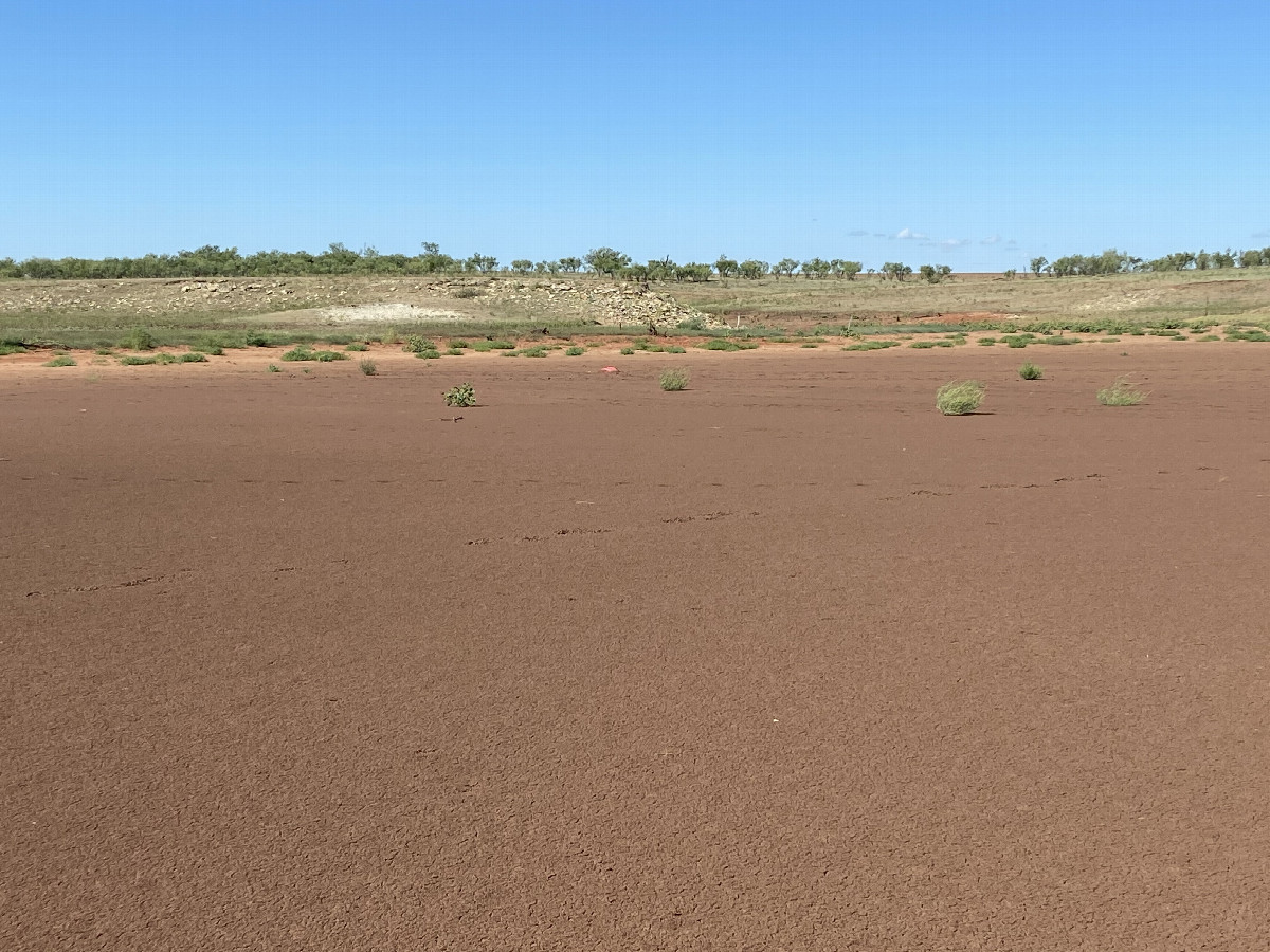 View to the west from the confluence. 