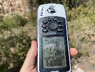 #8: GPS reading at the confluence point. 