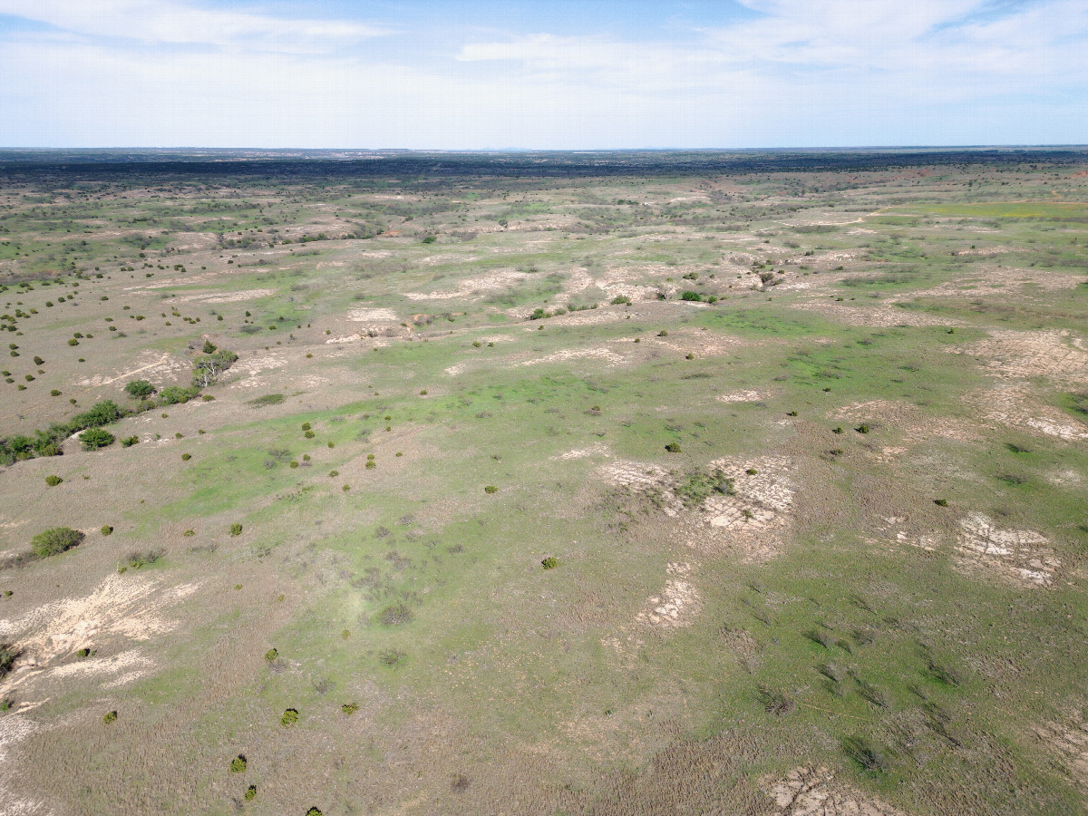 View East (into Oklahoma) from a height of 120m