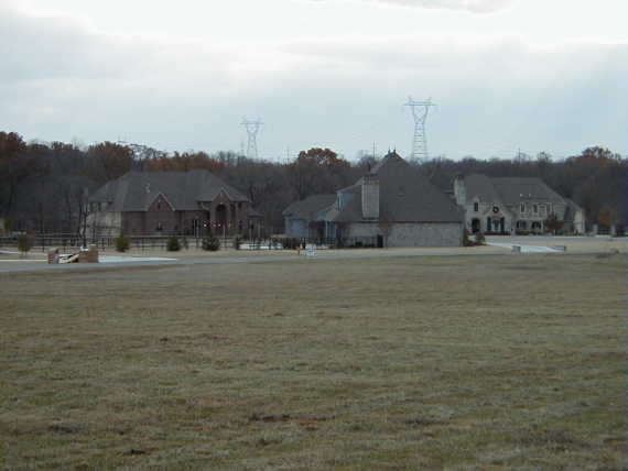 Site in back yard, adjacent to Coal Creek, treed ridge behind the creek