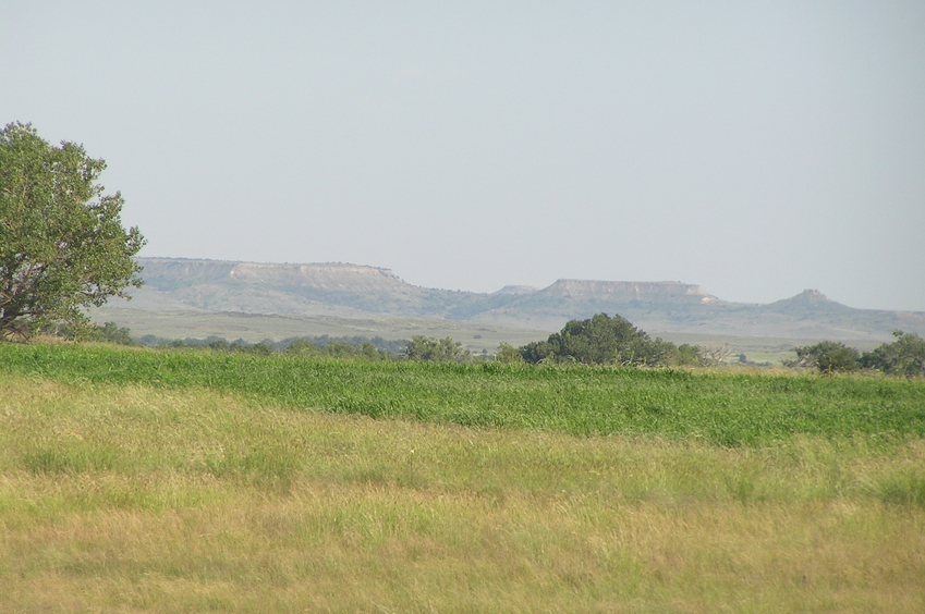 Beautiful view to the southeast from the confluence.