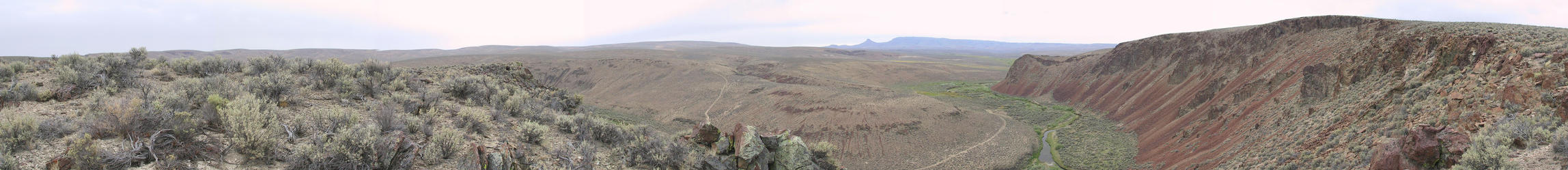 Panorama at confluence.