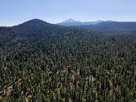 #10: View South (with a view of Mount Scott), from 120m above the point