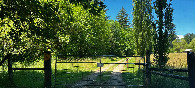 #5: This private property gate - 2.24 miles from the point - prevented me from approaching via Coffee Creek