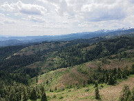 #11: View West, from 120m above the point