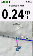 #3: My GPS receiver, 0.24 miles from the point