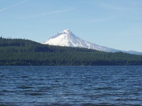 Timothy lake and the mount Hood