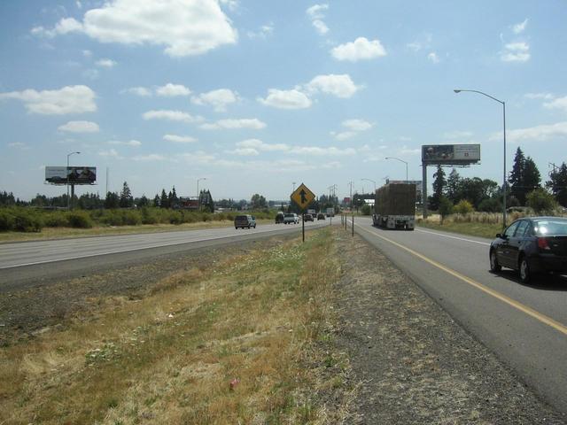 Looking south to where the on-ramp joins in.