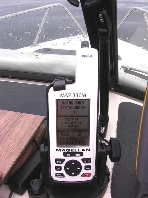 GPS showing confluence 2 feet away