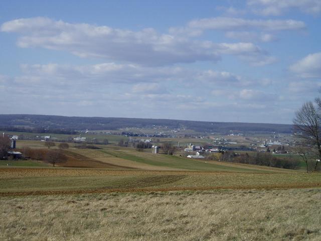 Beautiful view looking north near the confluence