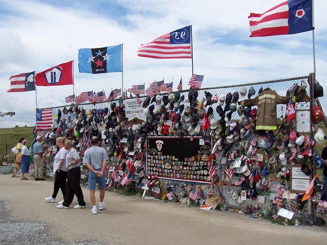 Flight 93 Memorial Wall.