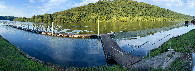 #9: A panorama of the Monongahela River, taken from the lower town