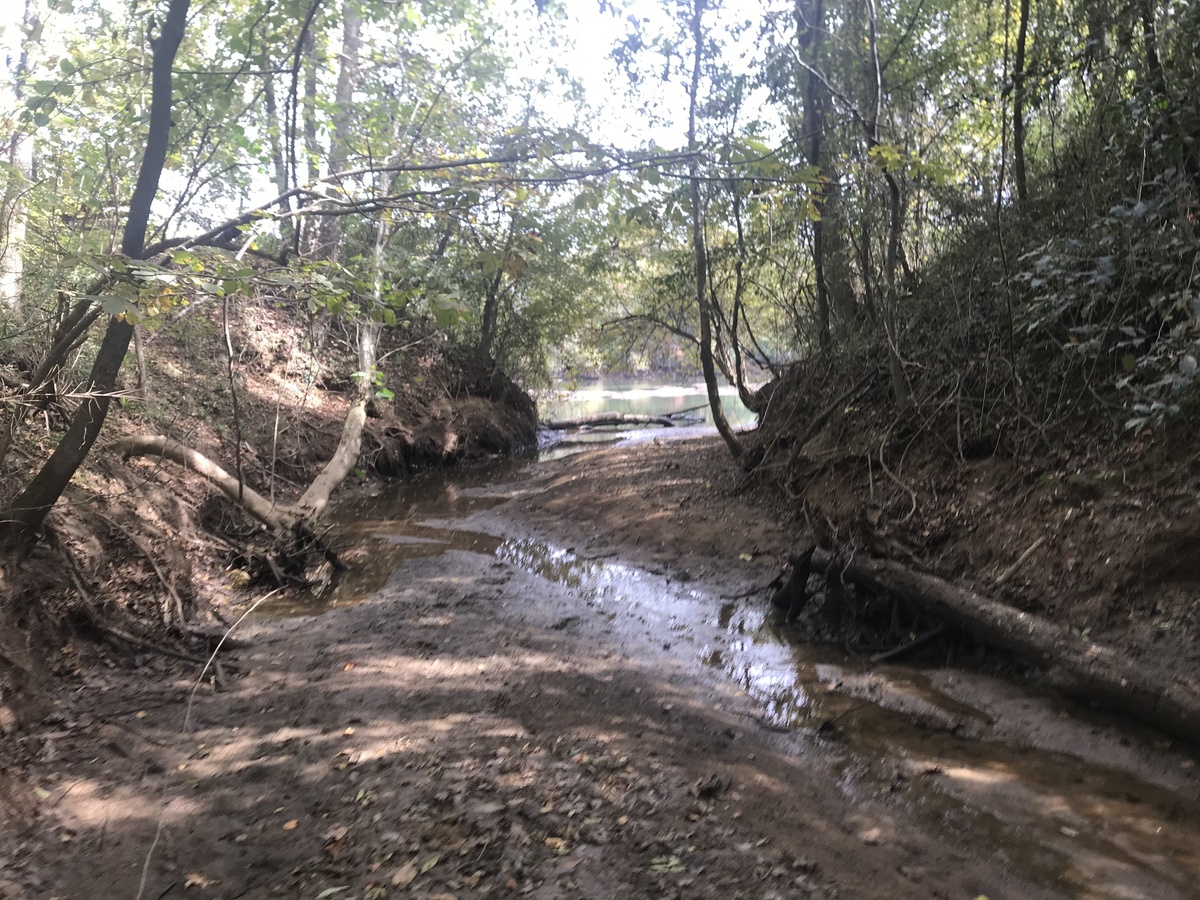 River drainage hike to the confluence point. 