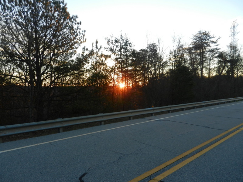 Sunrise on the 17th  International Confluence Day (looking mostly east, of course...)