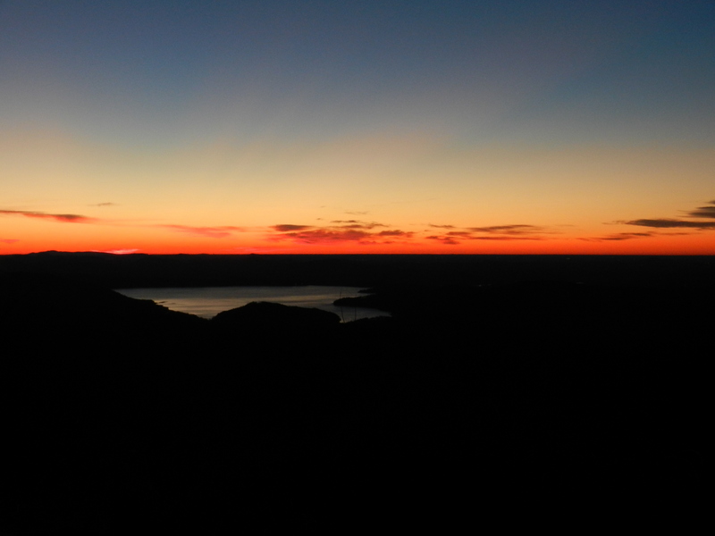 International Confluence Day 2013: Dawn over the Bad Creek Reservoir