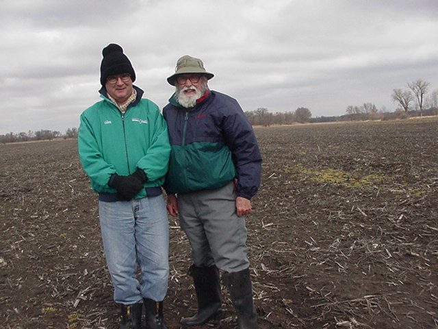 At N43-W97-Looking North--Glen Conradson (KEØYX) & Roger Kehm (KØROG).