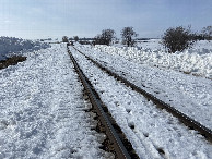 #8: Railroad tracks south of the confluence point.