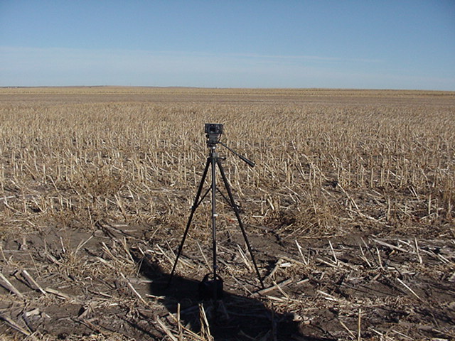 At the site looking North.