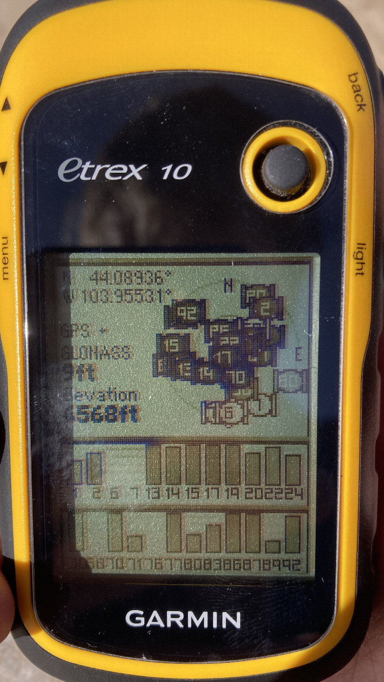 GPS coordinates at my nearest approach