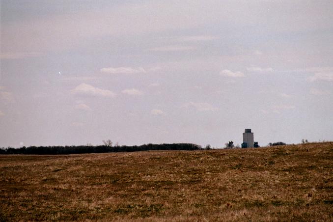 grain elevator to the southeast