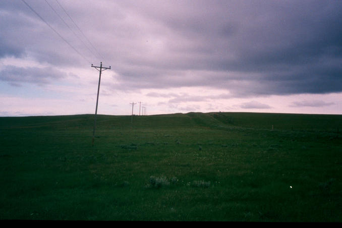 View north from confluence including the "road"