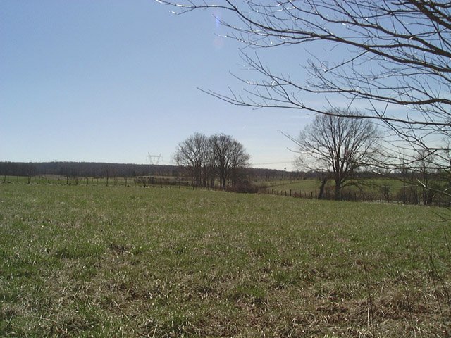 Looking SE at the field and the mountains