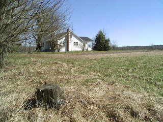 #1: Looking NE at the house with the large field