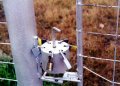 #2: Rotary lock selector on probable access gate.