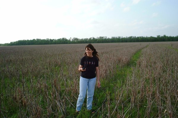 Anne at the confluence.