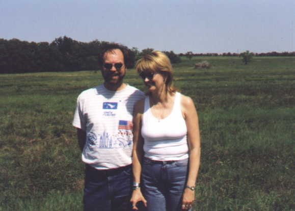 Steve Prewitt and Cindy Scheldorf, famous fence climbers