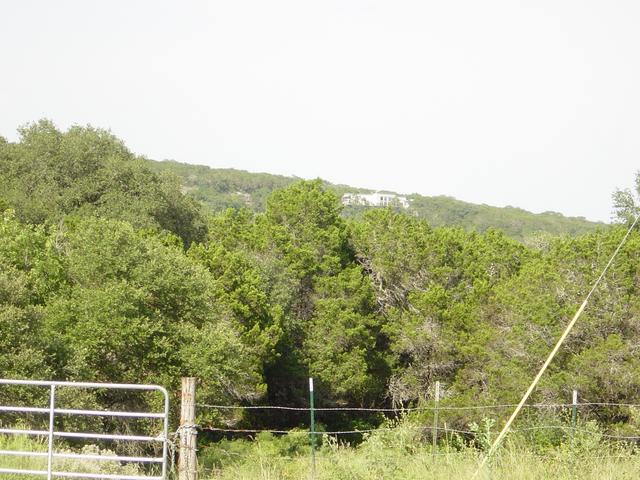 View in general direction of confluence from nearby street below.