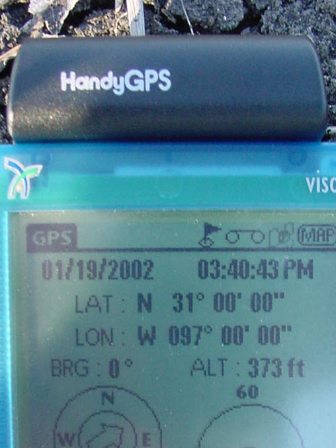The GPS unit.